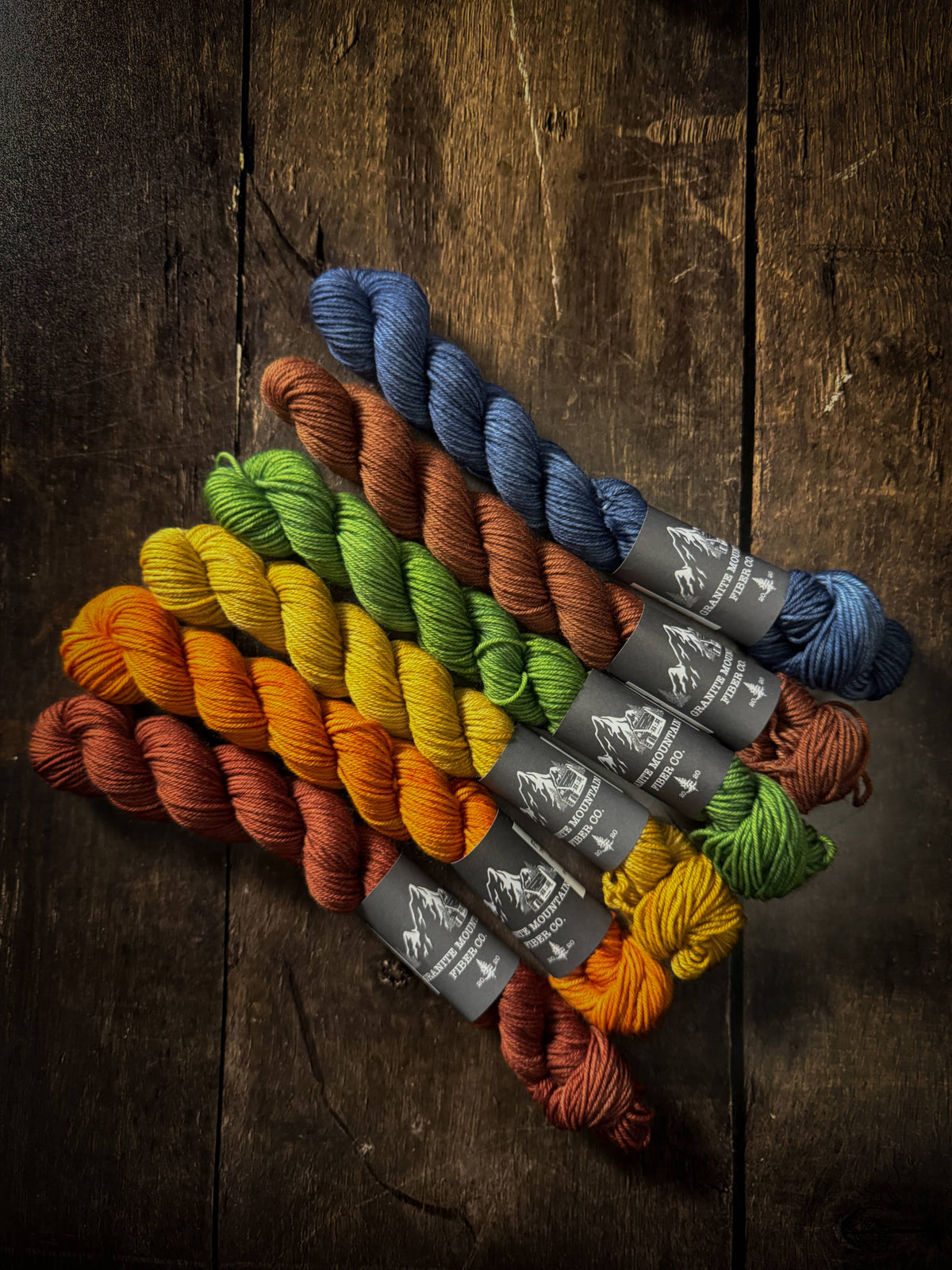 Granite Mountain Fiber Co. - Colebrook Fingering Mini Skeins