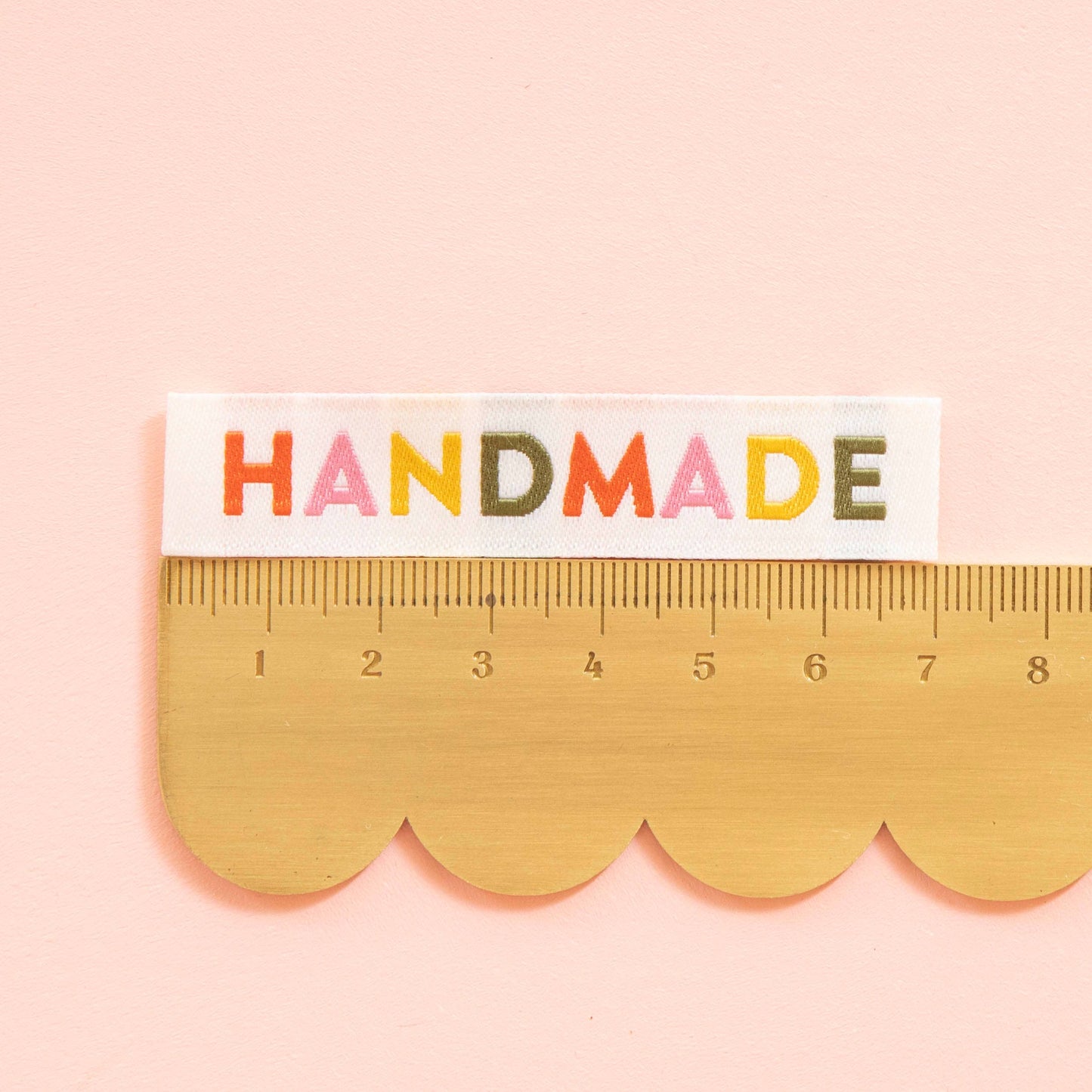 Sarah Hearts Handmade Woven Sewing Labels - Muted Colors