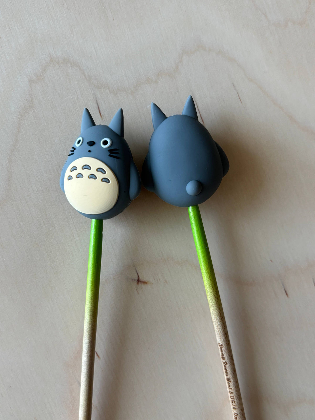 Comma Craft Anime Chinchilla Cat Knitting Needle Point Protectors Movie