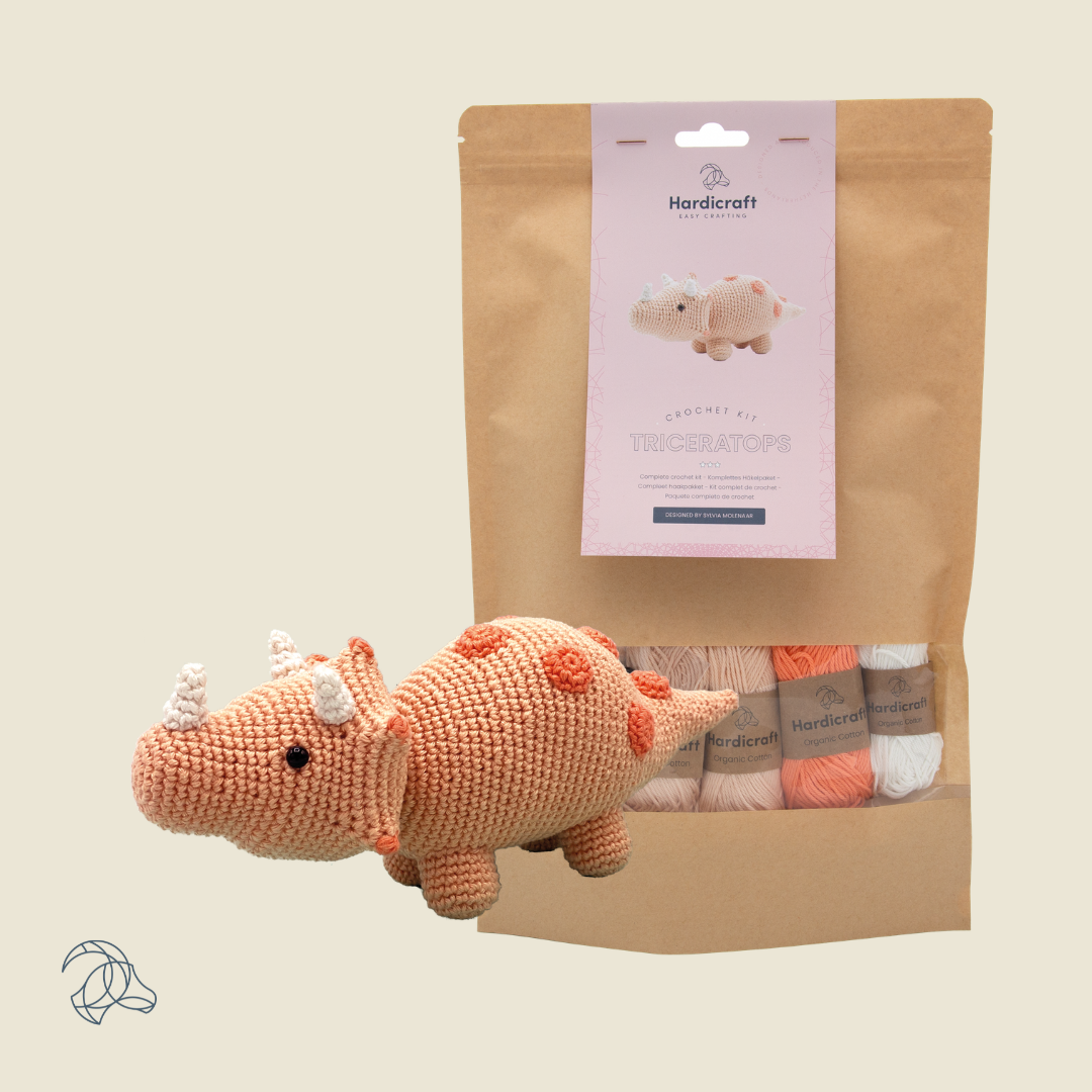 Hardicraft DIY Crochet Kit - Triceratops