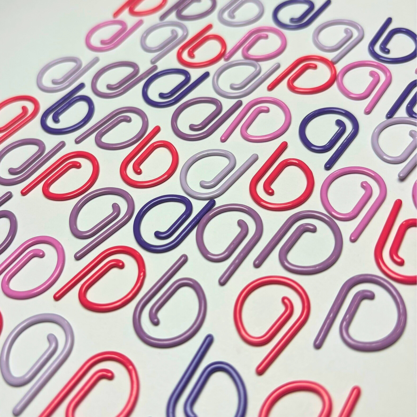 Comma Craft Basic Stitch Set Snag-Free Metal Stitch Markers - P Markers