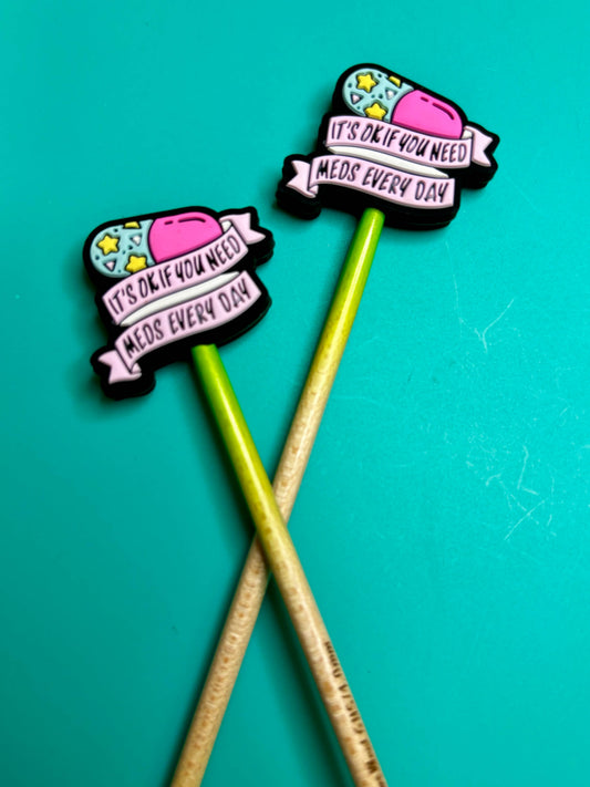 Comma Craft Knitting Needle Point Protectors Meds Every Day Health