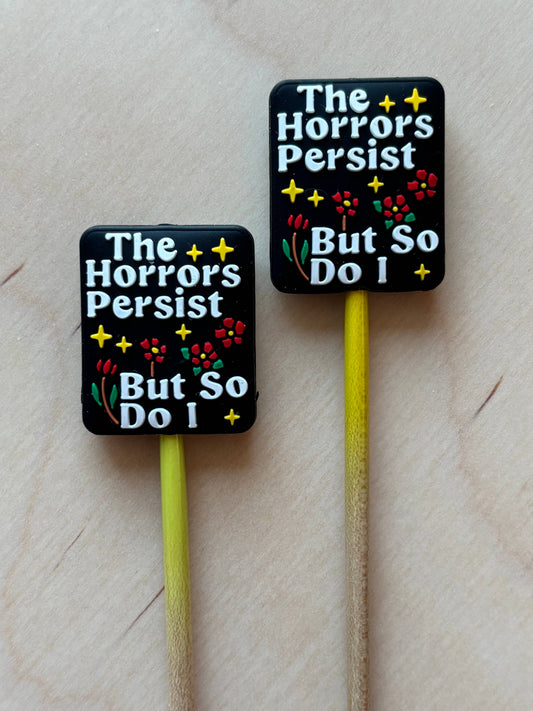 Comma Craft Knitting Needle Point Protectors - Horrors Persist but So Do