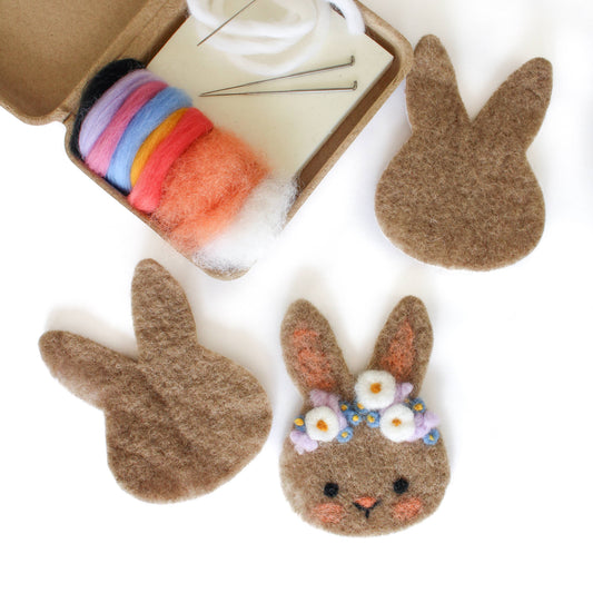 Mini Bunny Felting Craft Kit