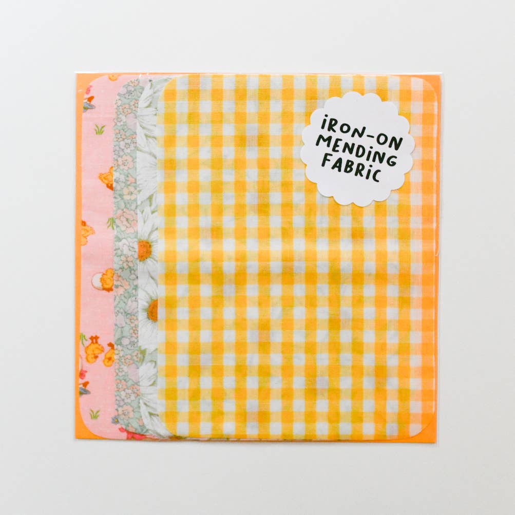 Iron-On Mending Fabric Patch Pack by Make and Mend