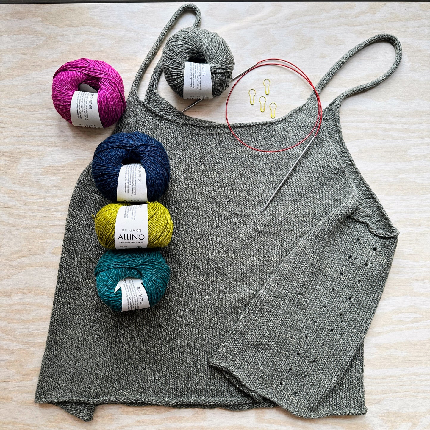 Class : Intermediate Knitting : Summer Cami