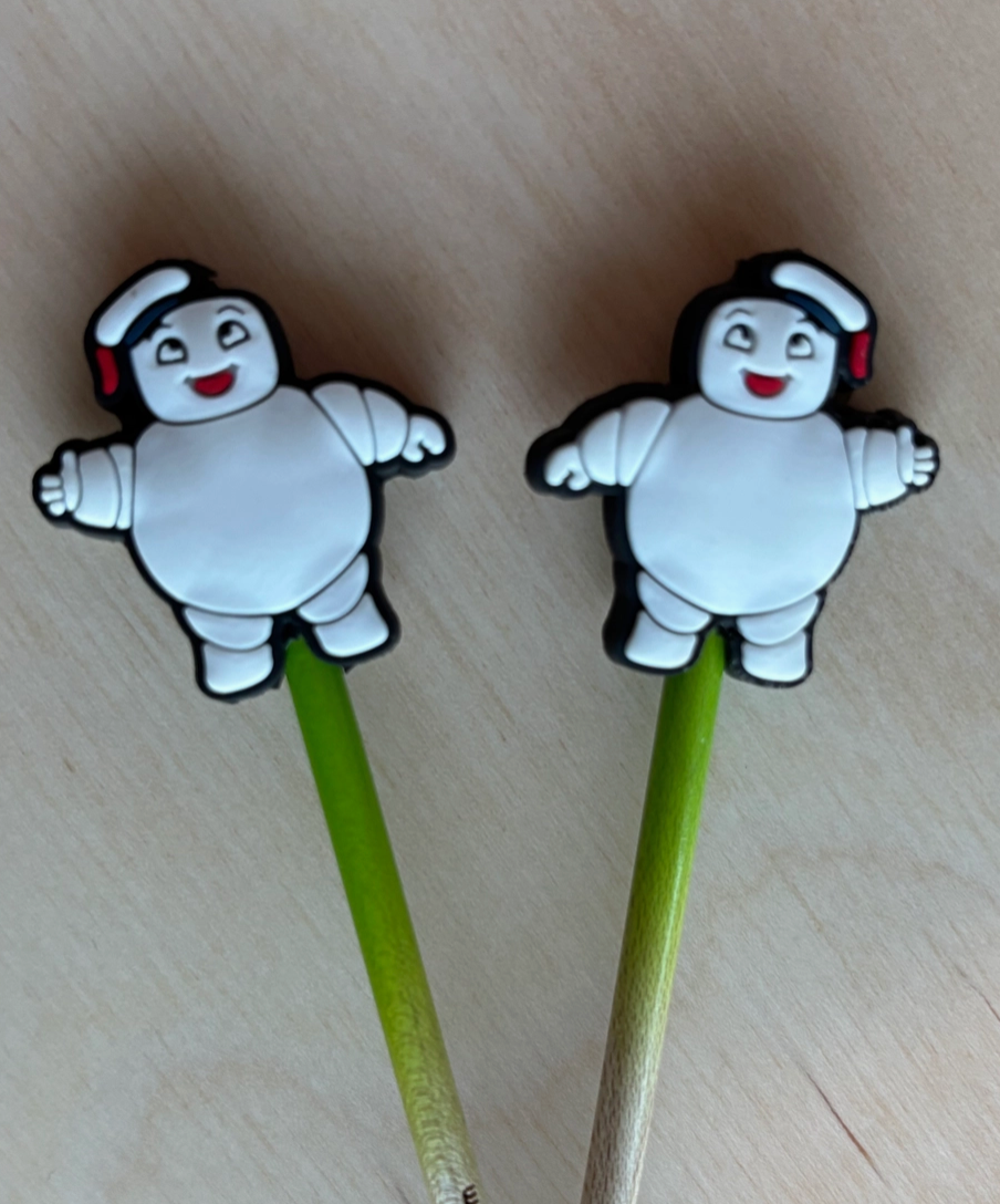 Comma Craft Marshmallow Man Knitting Needle Point Protectors