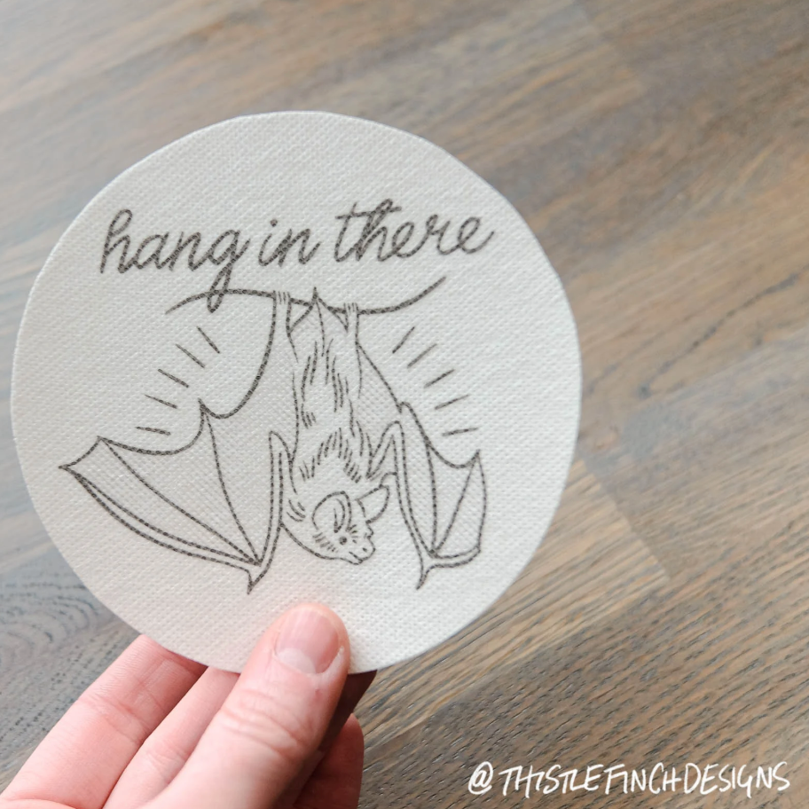 Stick and Stitch Embroidery Stencil