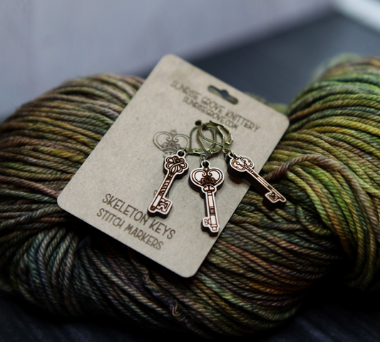 Sunrise Grove - Skeleton Keys Knitting Progress Keepers Set of 3