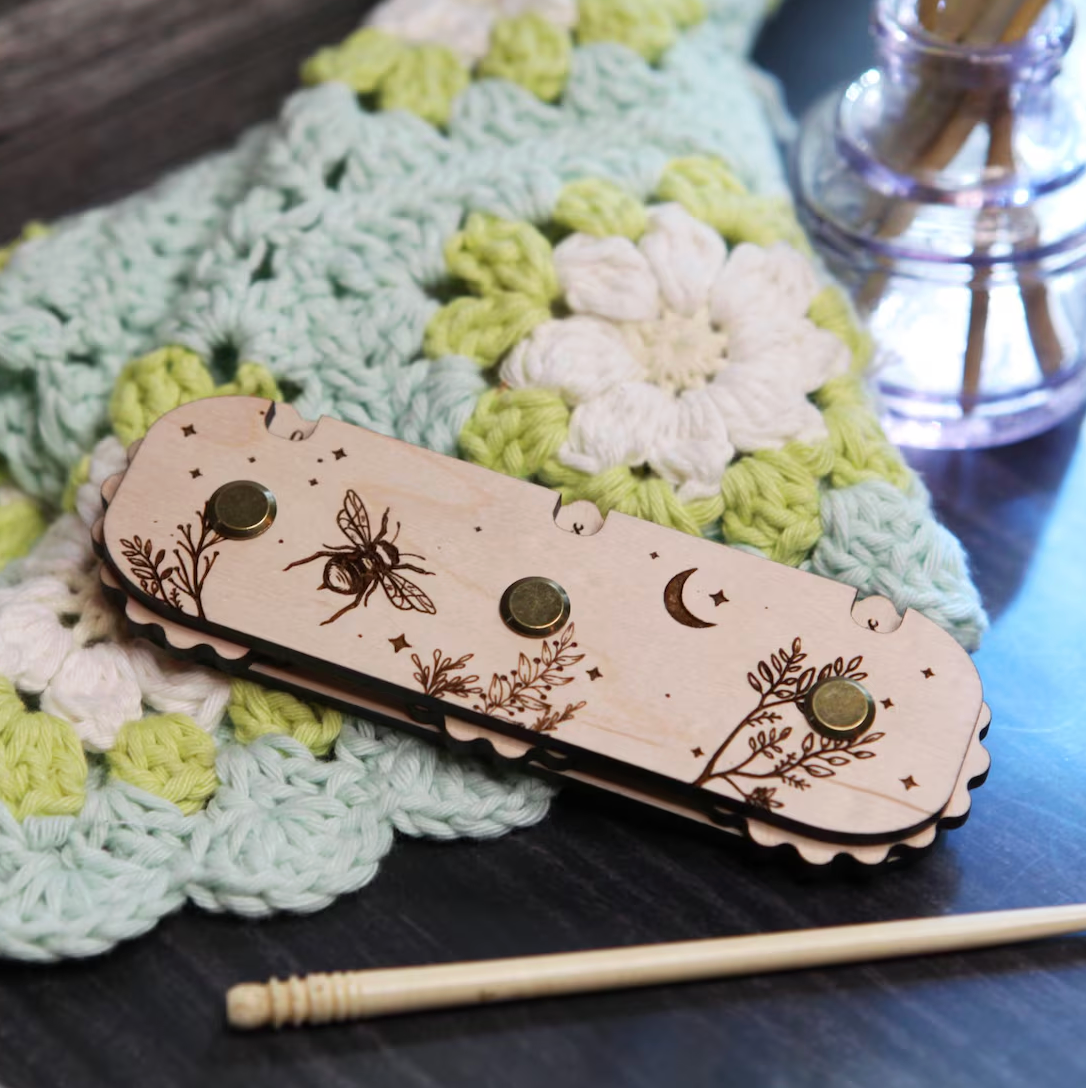 Sunrise Grove - Wooden Row Counter with 3 Dials