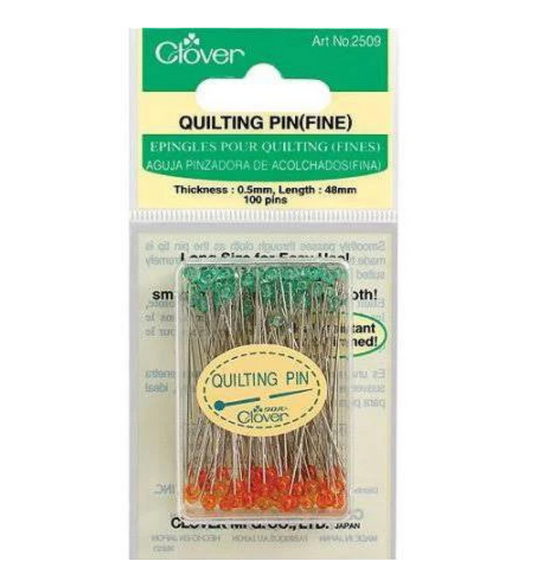 Clover - Quilting Pins (Fine/100pcs)