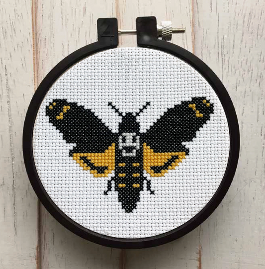 Moth Cross Stitch Kit
