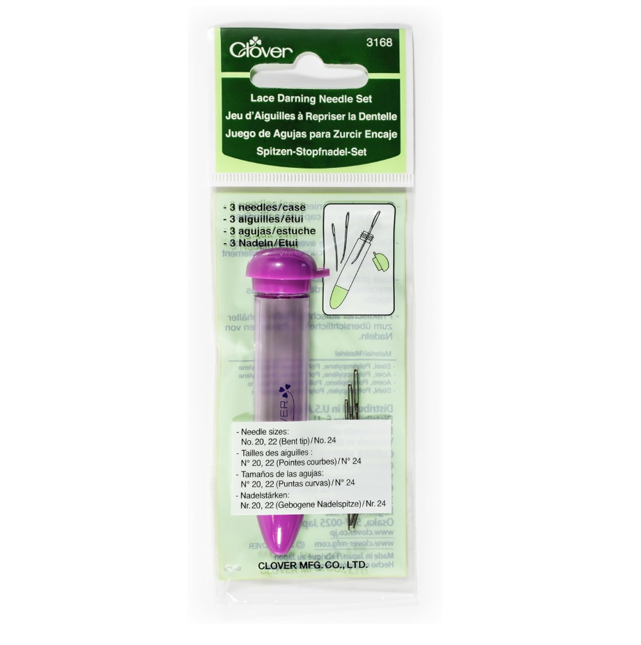 Clover Tapestry Needle Set, Bent Tip