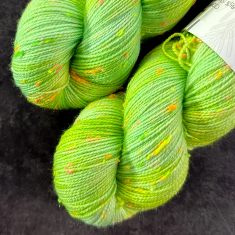 Toil & Trouble Confetti Neon Sock Yarn
