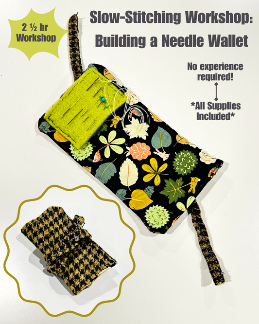 Workshop: Slow-Stitching Workshop: Building a Needle Wallet