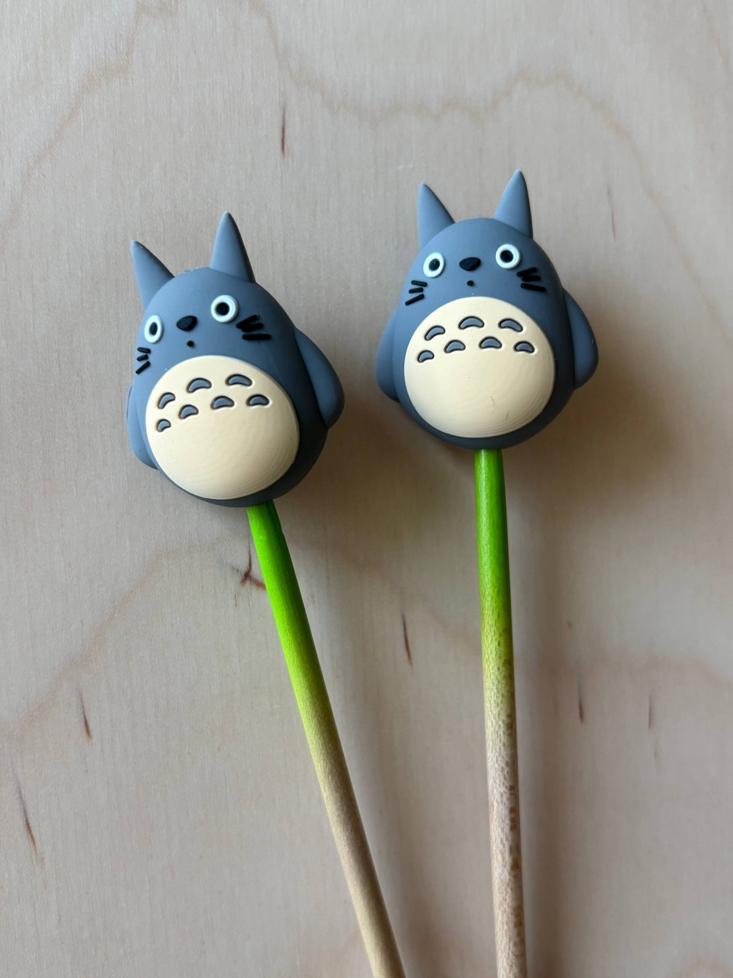 Comma Craft Anime Chinchilla Cat Knitting Needle Point Protectors Movie