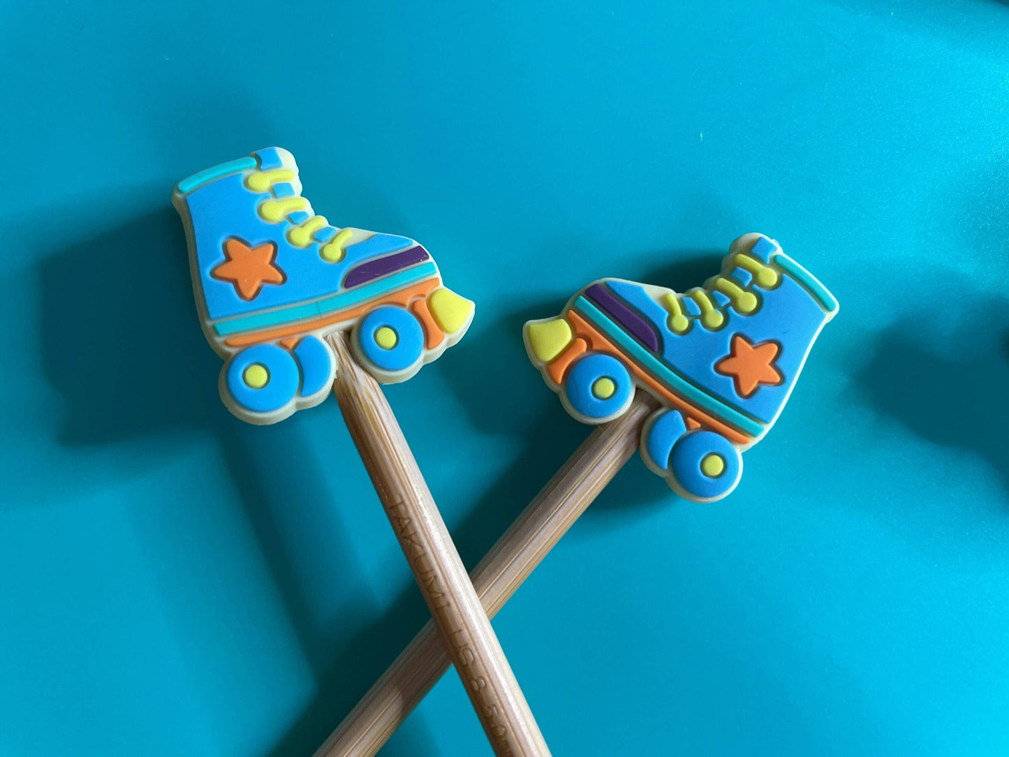 Comma Craft Rollerskates Quad Skates Kawaii Cute Gift for Knitters