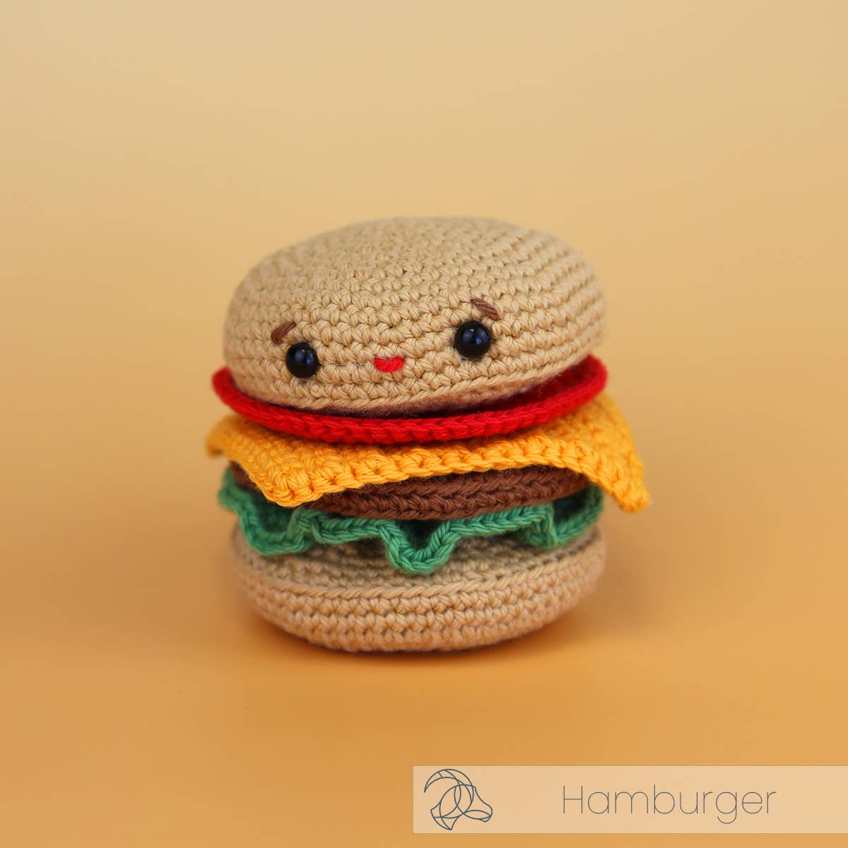 Hardicraft DIY Crochet Kit - Hamburger Bag Charm