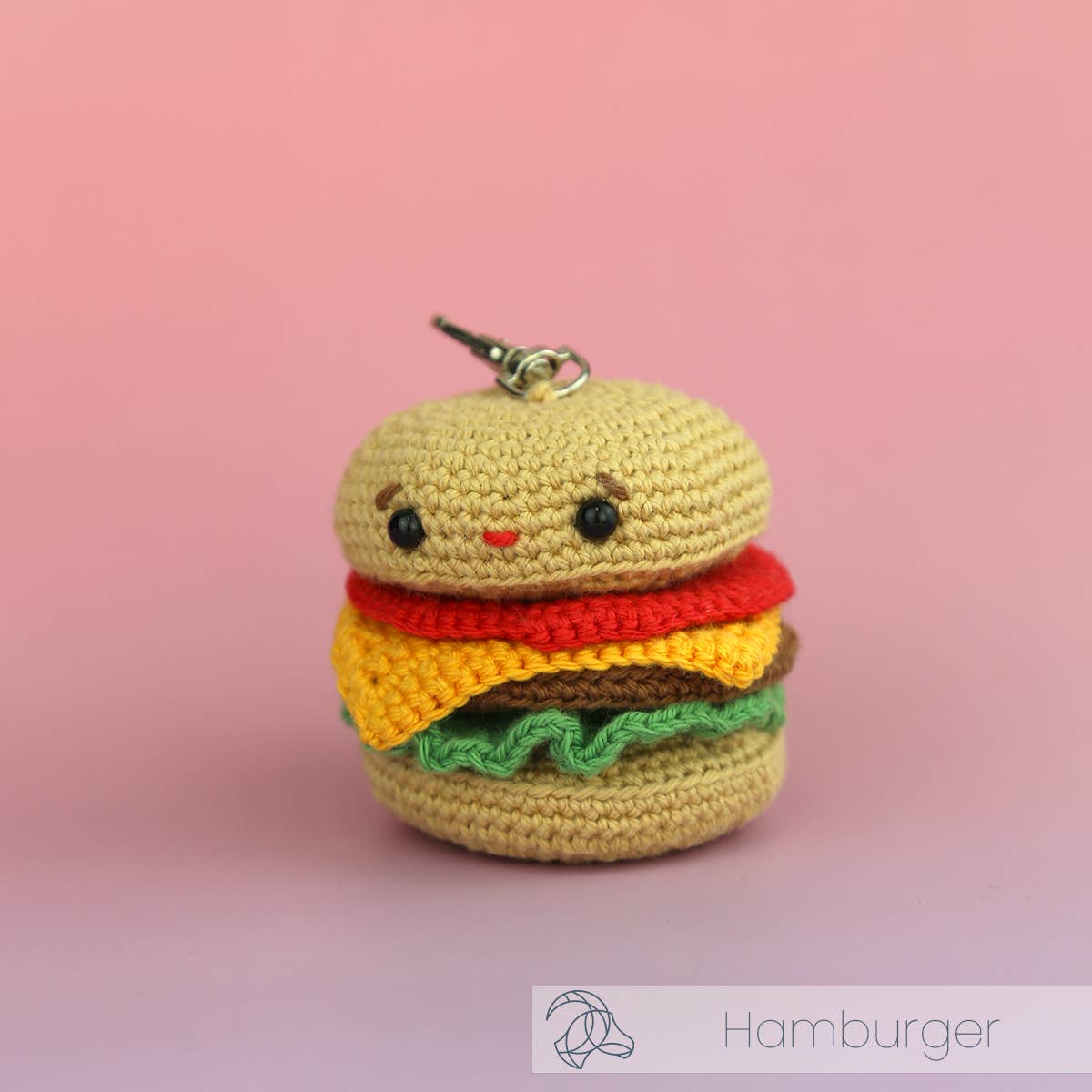 Hardicraft DIY Crochet Kit - Hamburger Bag Charm