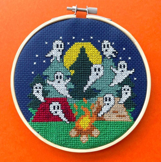Campfire Stories Counted Cross Stitch Kit