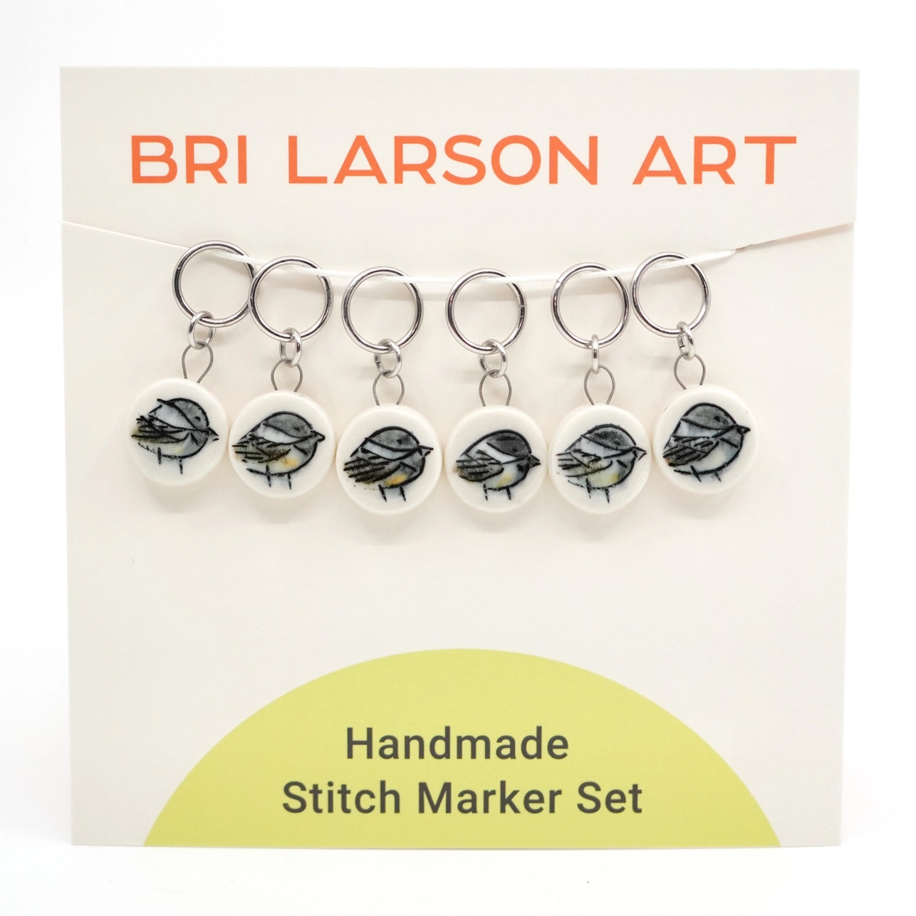 Little Bird Stitch Markers by Bri Larson