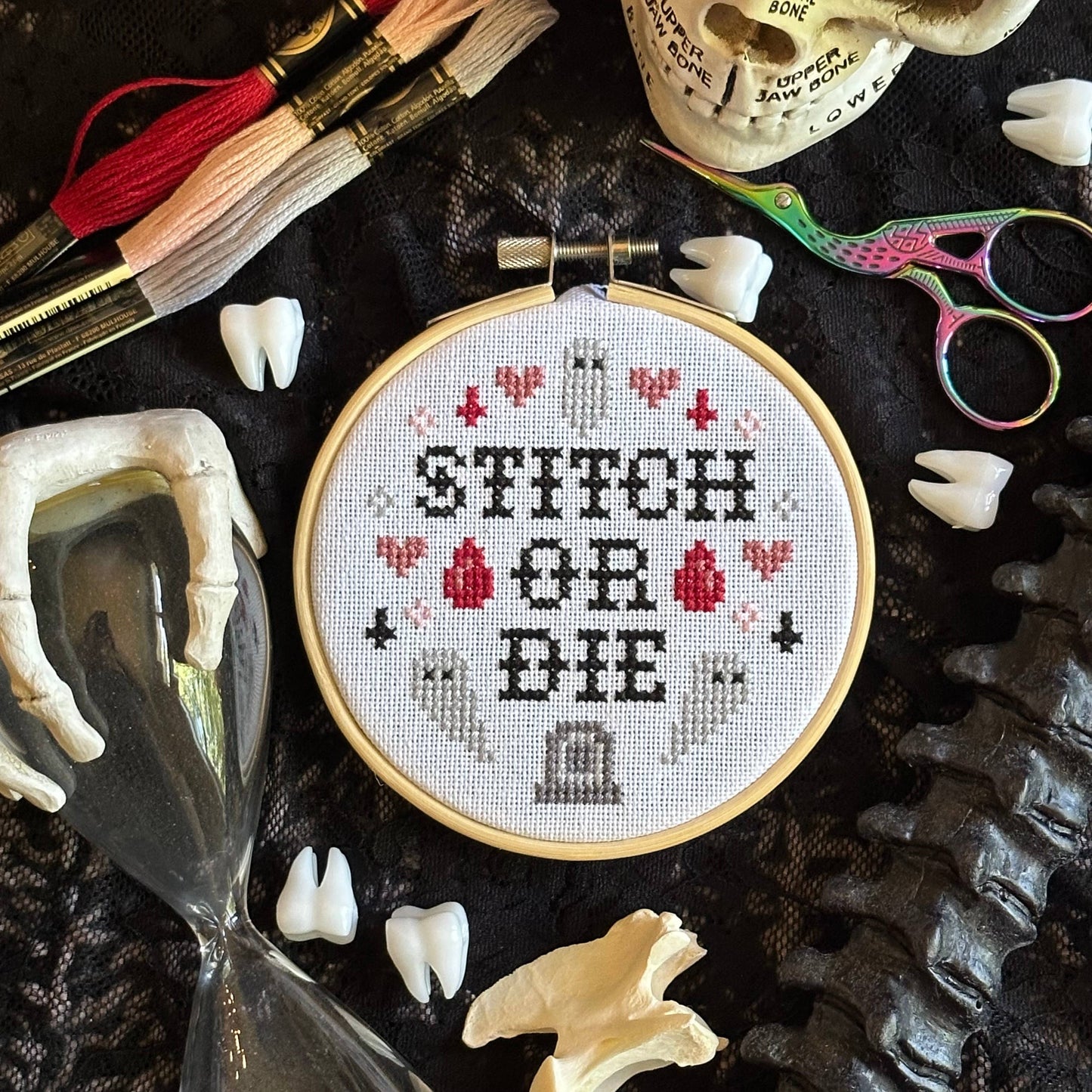 Stitch or Die - Cross Stitch Kit - Gloomy Gremlin