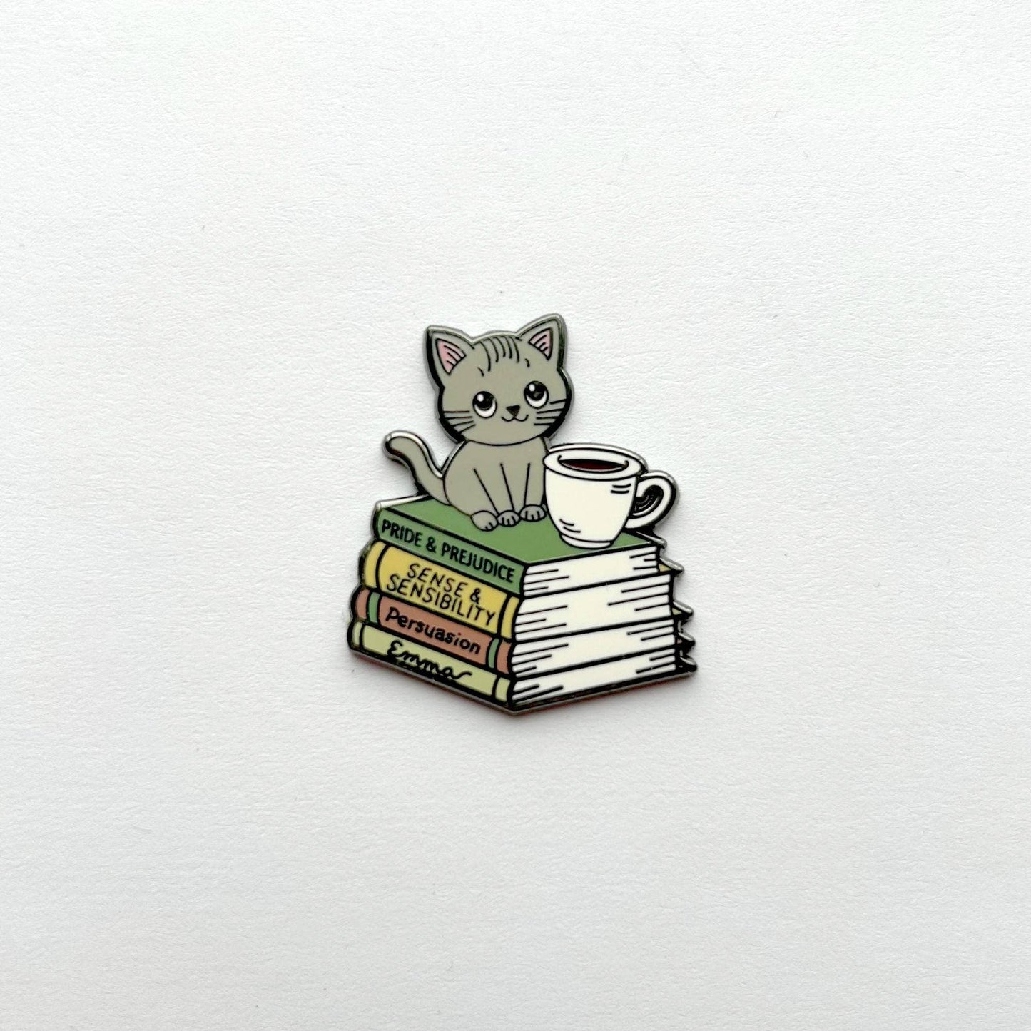 Snarky Crafter Cats, Coffee and Jane Austen: Emma, Sense & Sensibility, Pride and Prejudice, Persuasion Books Needle Minder