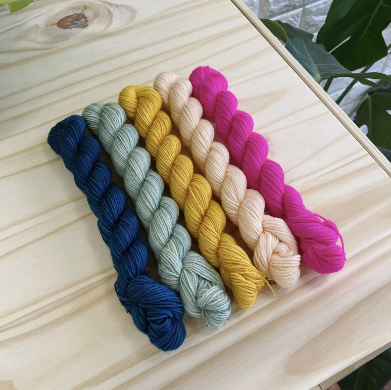 Coates & Co. Cottage Sock Yarn • Hand Dyed Mini Skein Sets