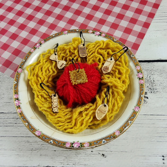 Katrinkles Pasta Stitch Markers