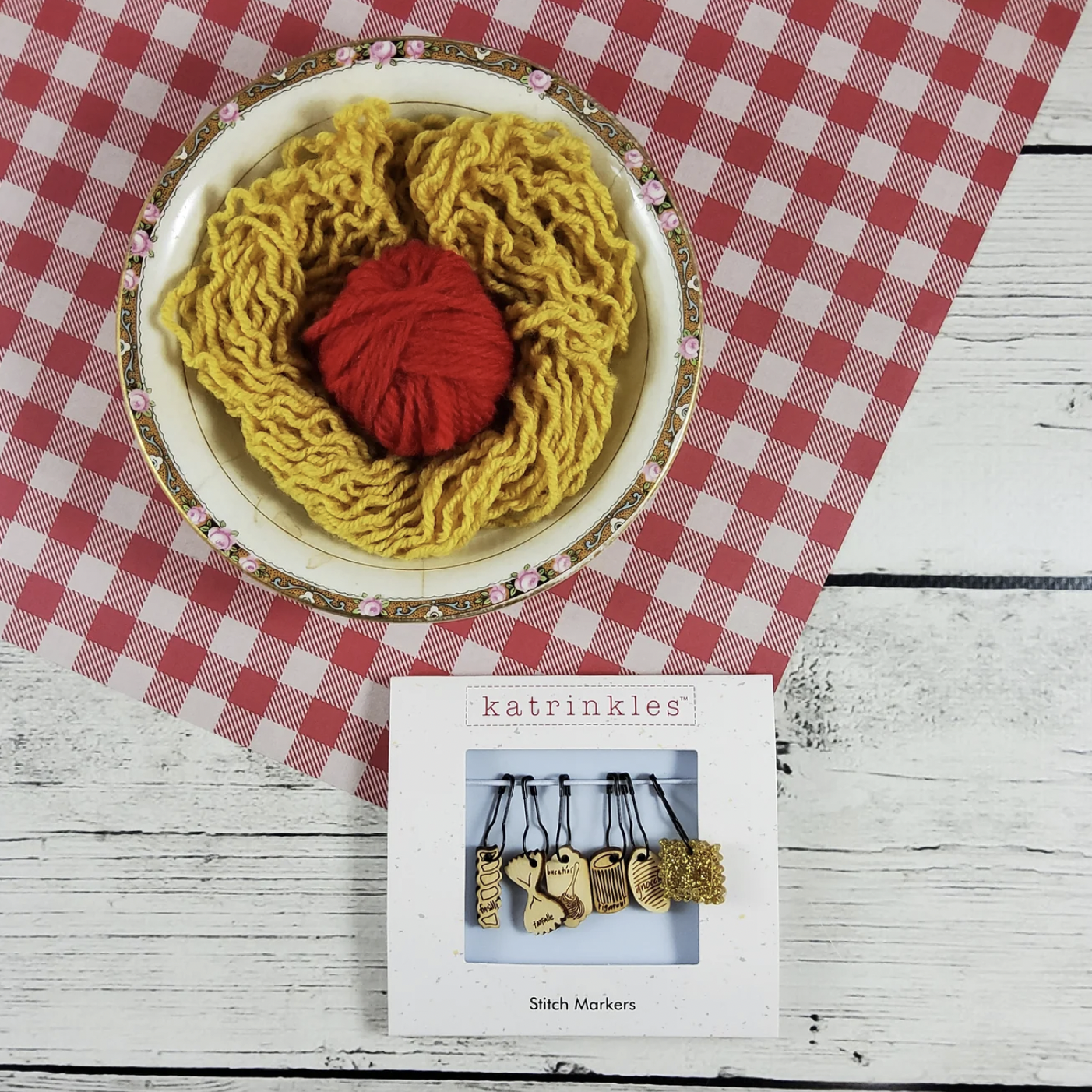 Katrinkles Pasta Stitch Markers