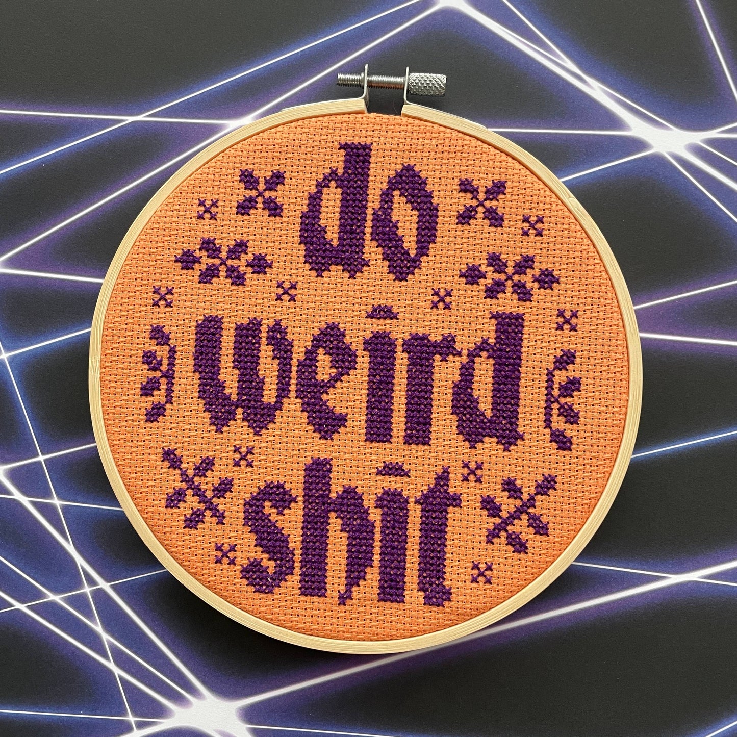 Spot Colors - Do Weird Shit Counted Cross Stitch DIY KIT