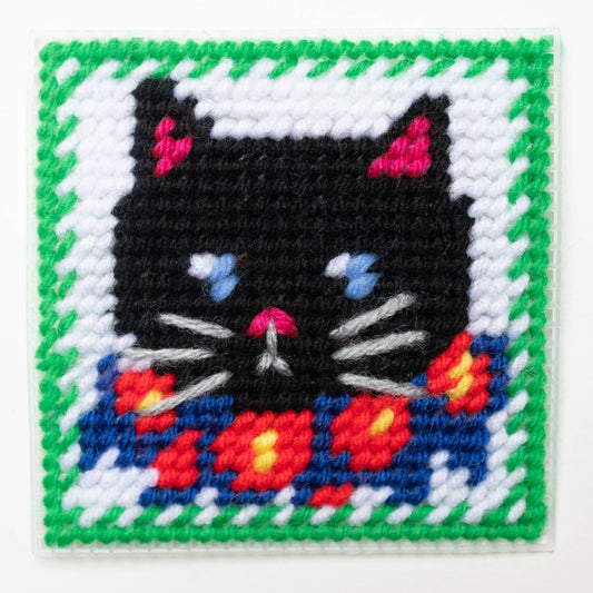Make and Mend Black Cat Needlepoint Kit