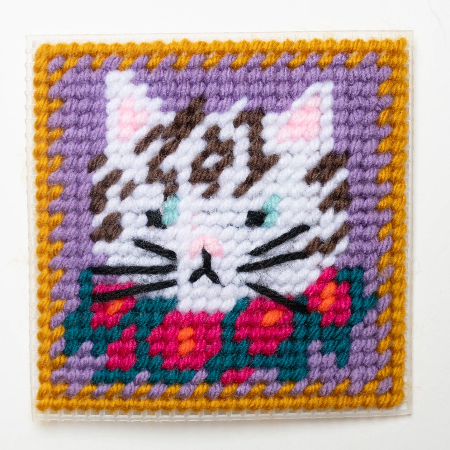 Make and Mend White Cat Needlepoint Kit