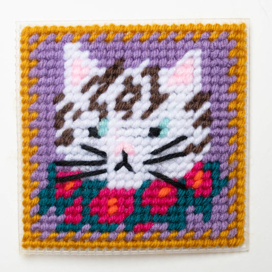 Make and Mend White Cat Needlepoint Kit