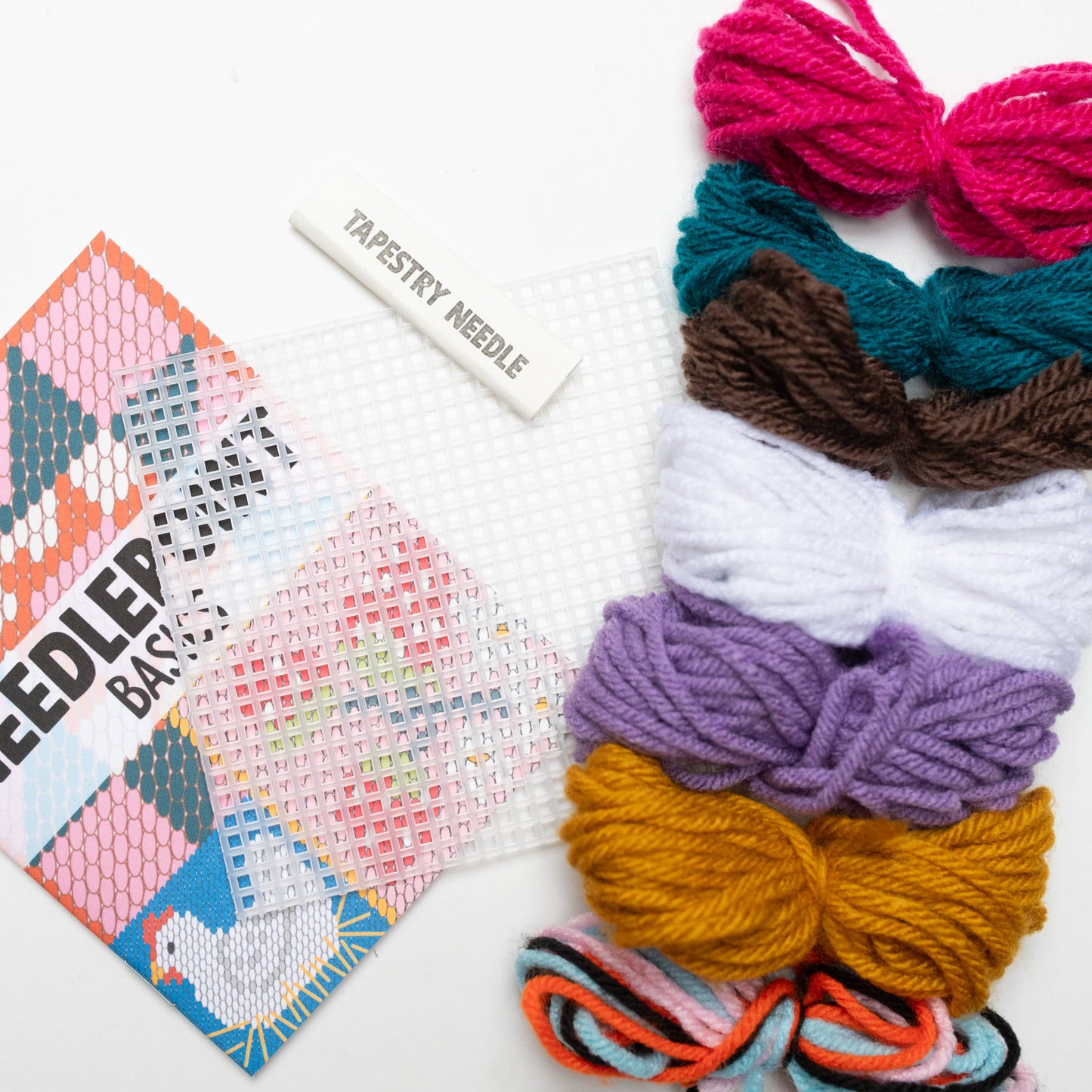 Make and Mend White Cat Needlepoint Kit