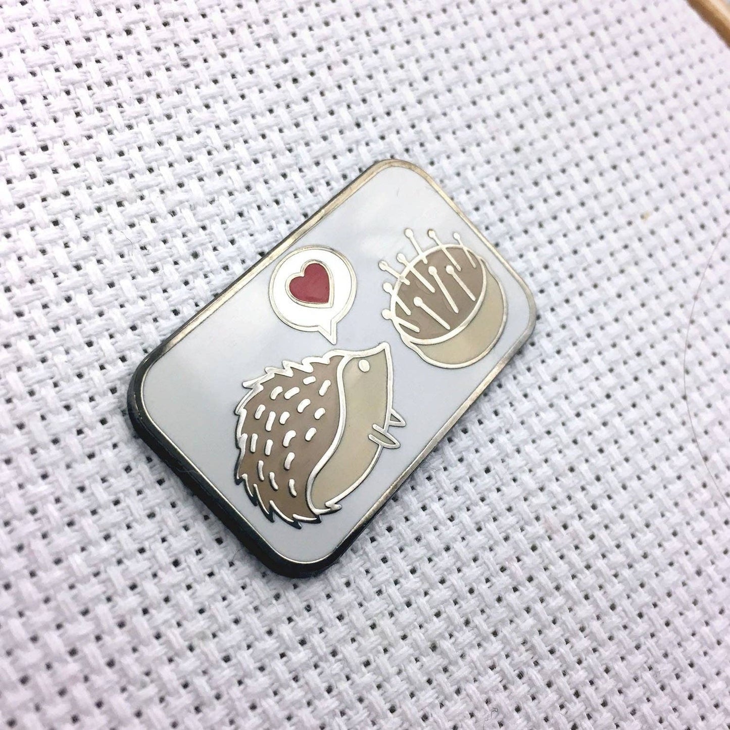 Snarky Crafter Hedgehog Pincushion Love Needle Minder: Needle Minder
