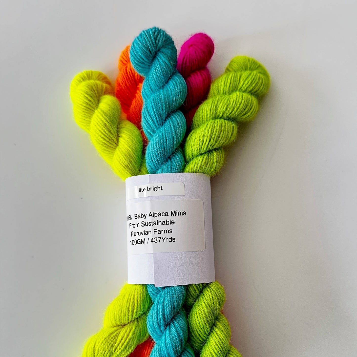 Lite Brite Mini Skeins - Stitch and Make Yarn Co