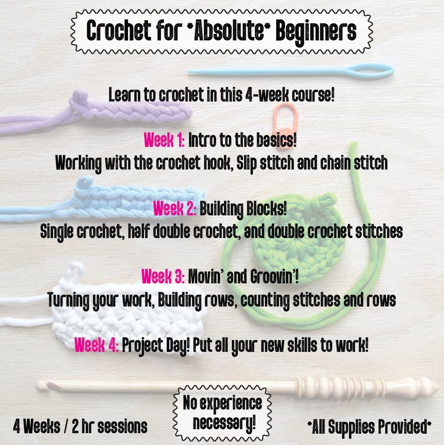 Class : Crochet for *Absolute* Beginners