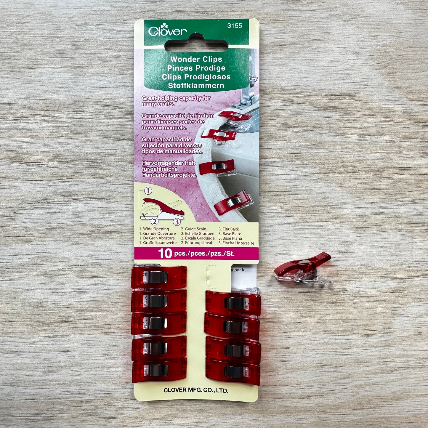 Clover - Wonder Clips - 10pc