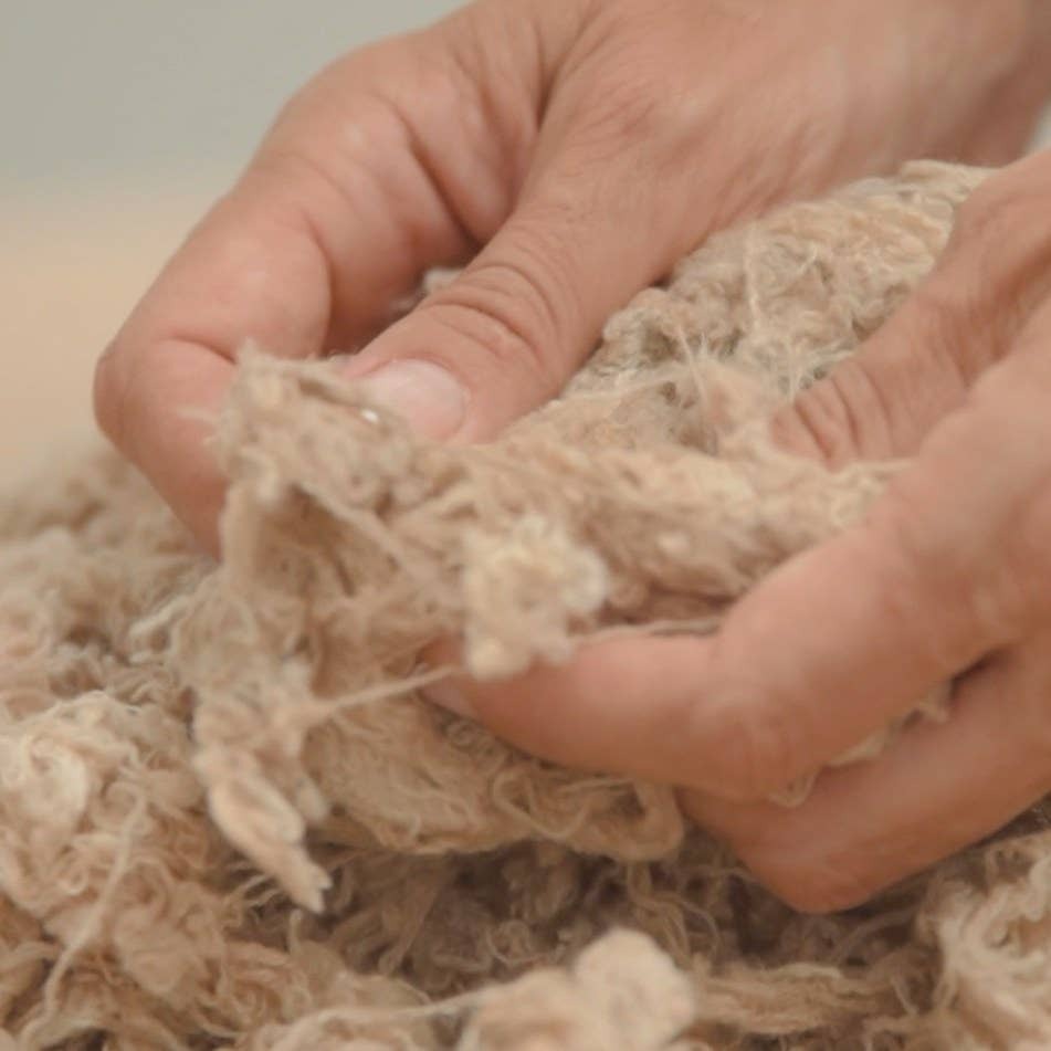 Re-Cashmere, recycled cashmere: Hazelnut