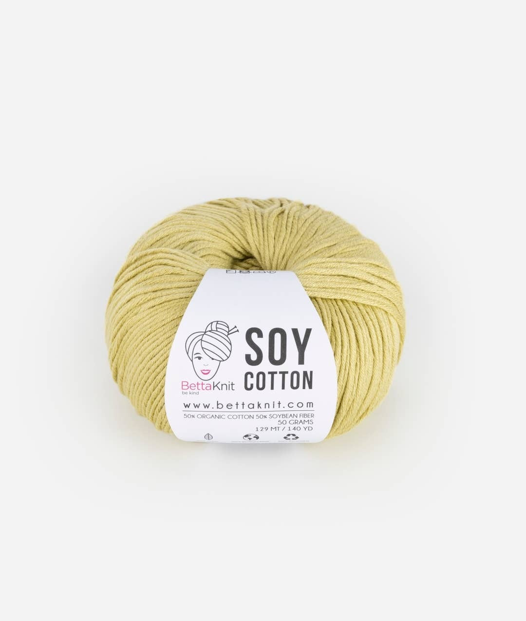 Soy Cotton, cotton and soy yarn: Alluminium