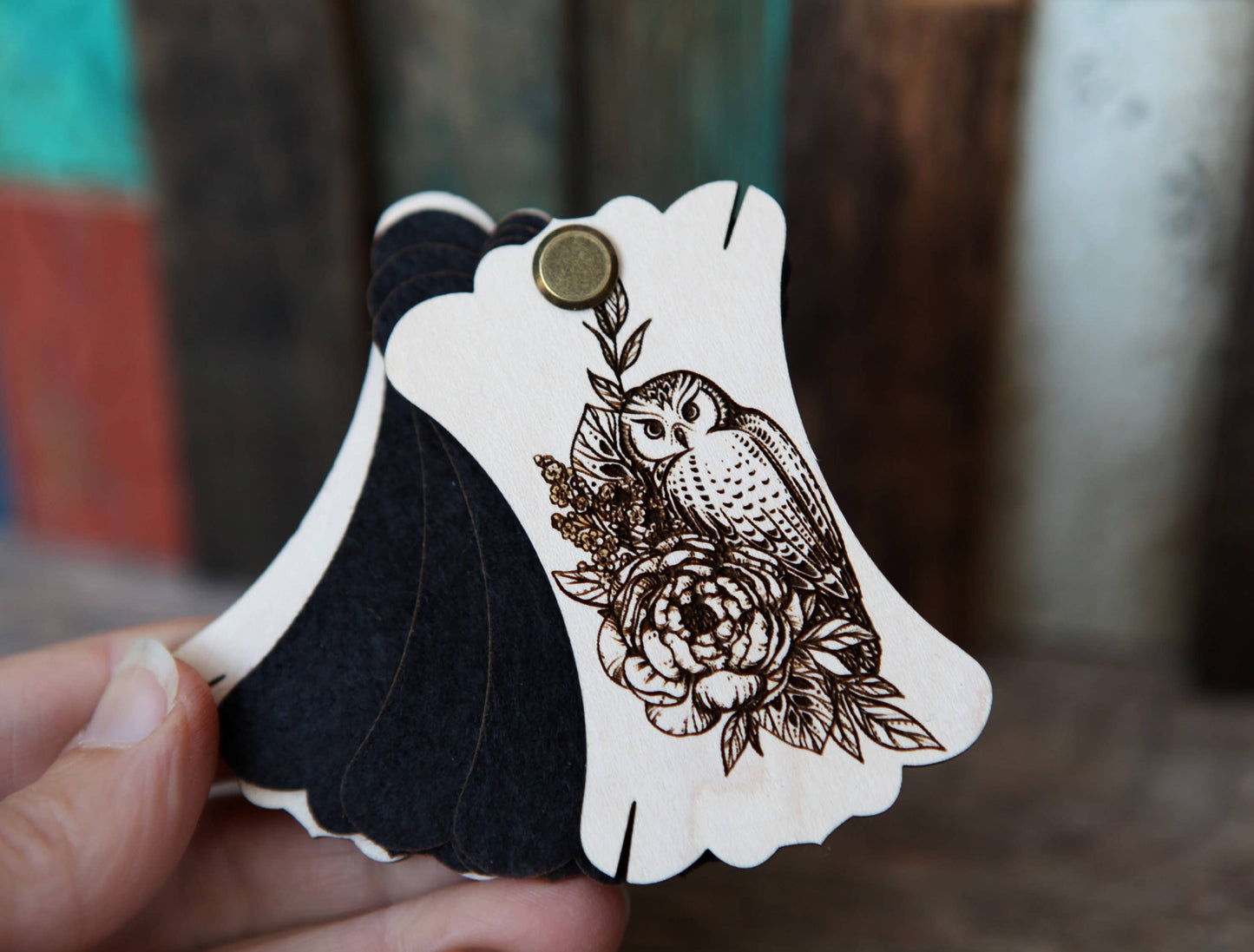 Sunrise Grove - Owl Needle Minder for Sewing, Embroidery & Cross Stitch