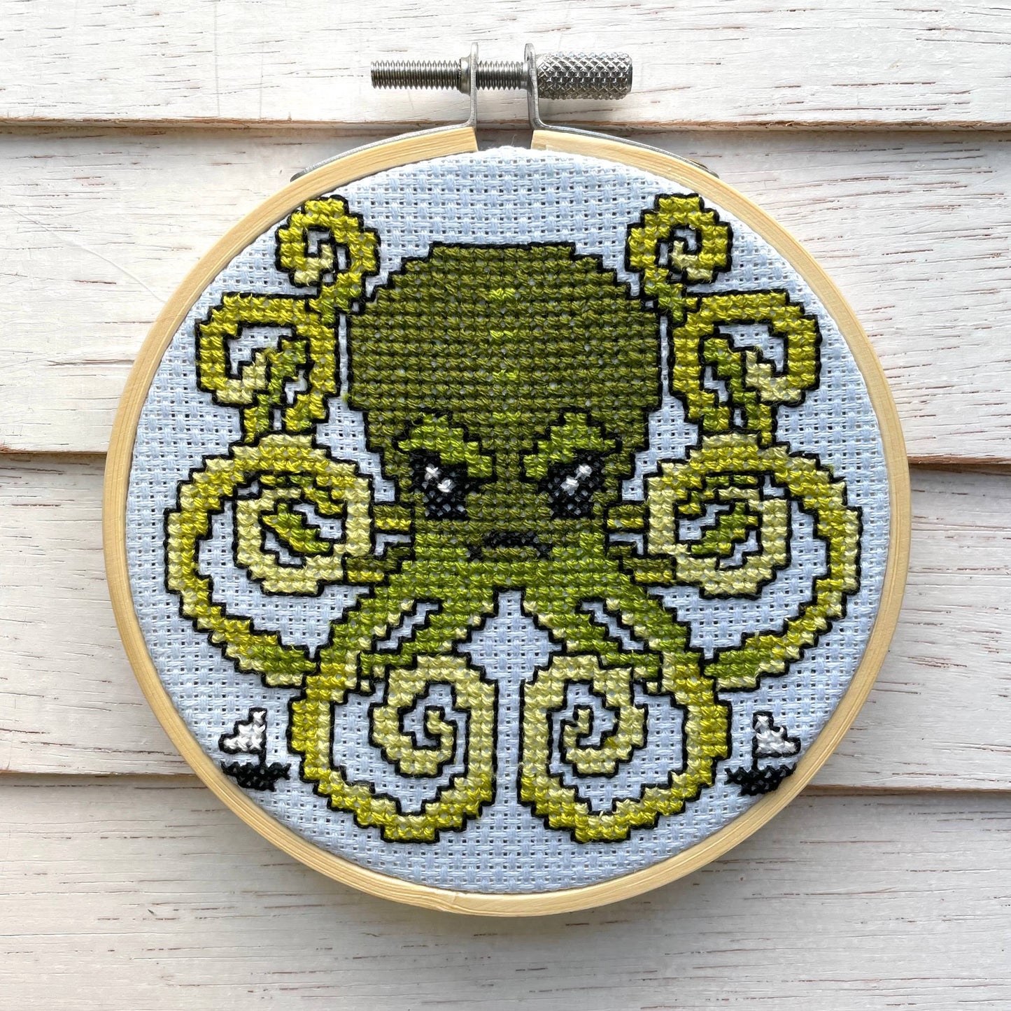 Kraken Cross Stitch Kit - Spot Colors