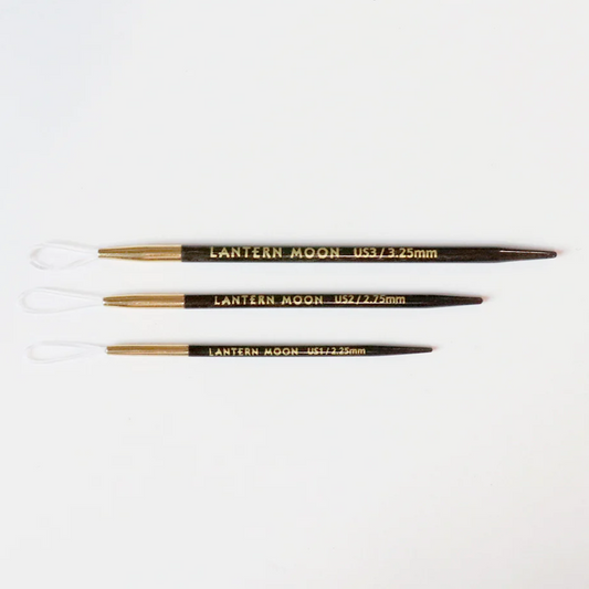 Lantern Moon Ebony finishing needles