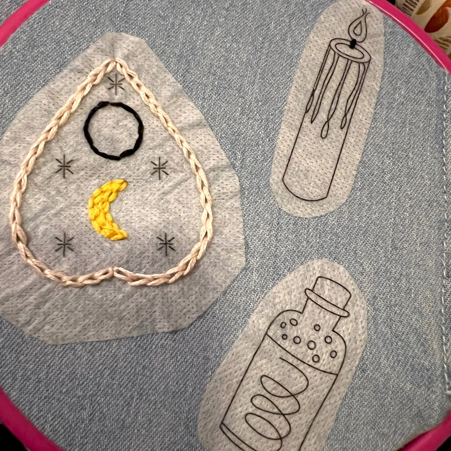 Wren Bird Arts - Witchy  Embroidery Patterns Set