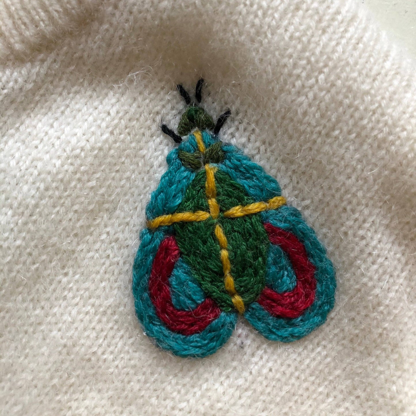 Wren Bird Arts - Moth Mending Embroidery Pattern Transfers