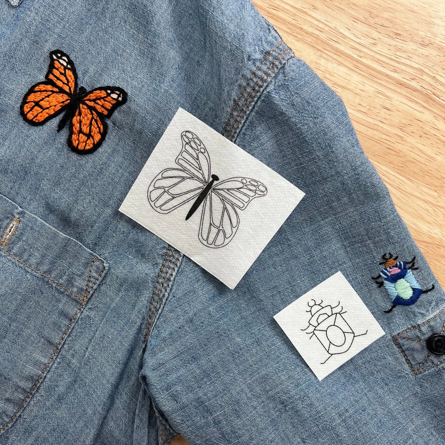 Wren Bird Arts - Bug Embroidery Patterns