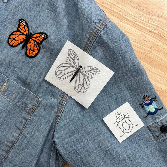 Wren Bird Arts - Bug Embroidery Patterns