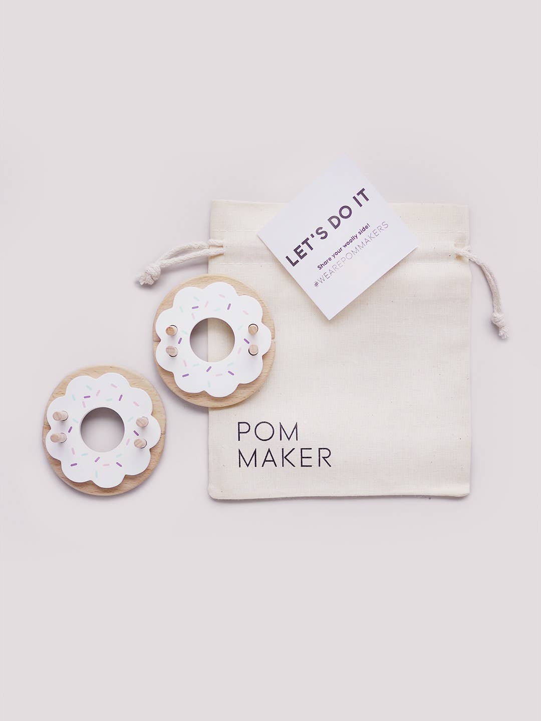Donut Pom Maker – Vanilla - Medium Size