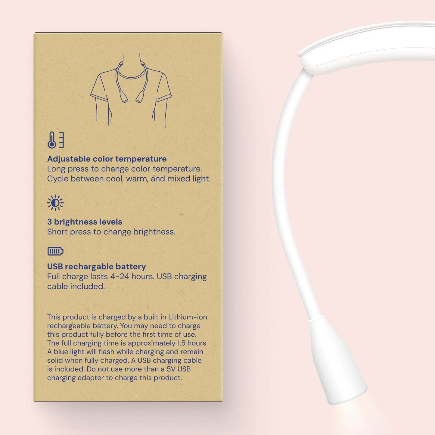 Knit Kits Rechargeable Neck Lamp